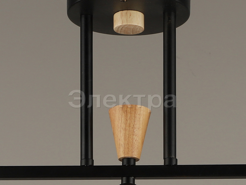 Светильник 04864-0.3-03 BK+WOOD      ELEKTRA  