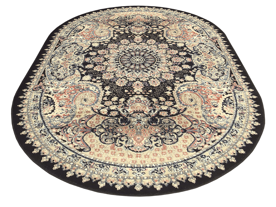 Ковер GULENDAM 120X180 11672A BLACK ОВАЛ   PREMIER HALI