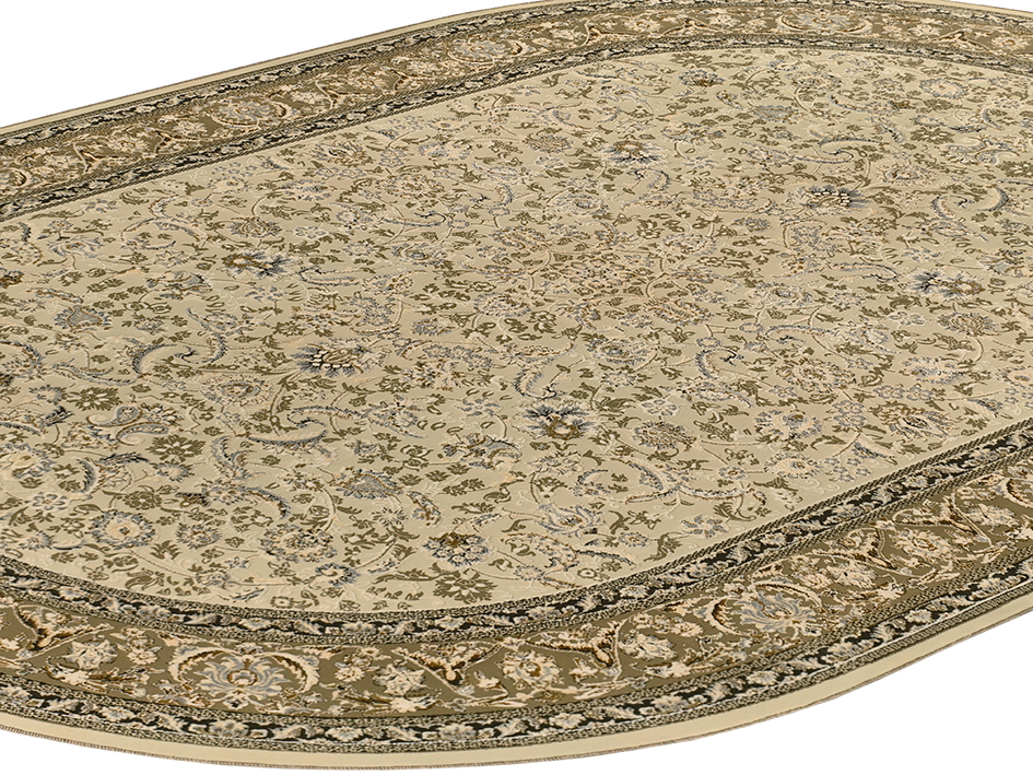Ковер ELEGANCE LAVIN 200X300 LV031 BEIGE ОВАЛ   FARRAHI