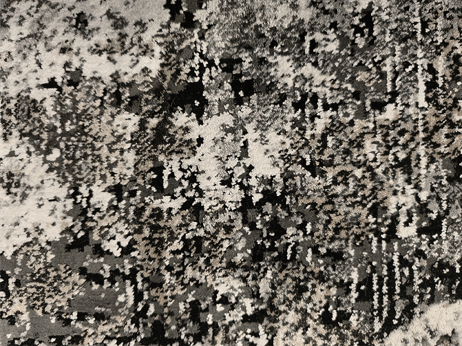 Ковер DAHLIA 200X290 0591A D.GREY BLACK SH ОВАЛ  FDS OZ KAPLAN 