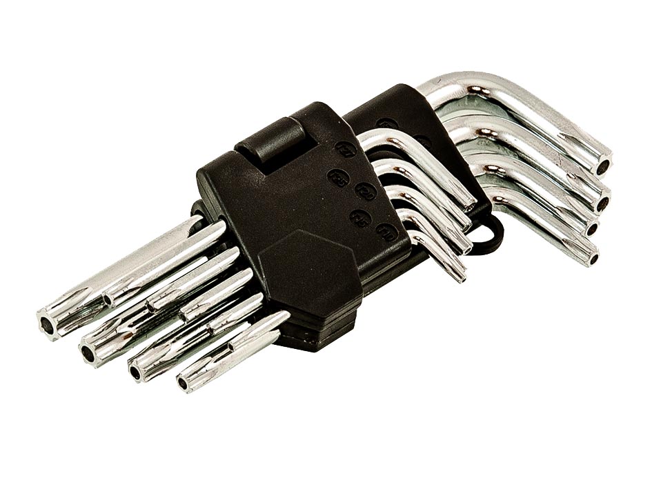 Набор ключей торцевых звездочка 9 шт Т10-Т50 EGA 1120