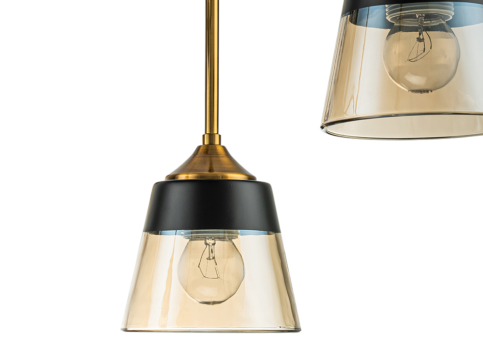 Cветильник 1147/6P BLACK/BRASS  ESCADA