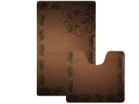 Набор ковриков для ванной CLASSIC 50X80+40X50 CLT202014-BROWN-151   BANYOLIN HALI