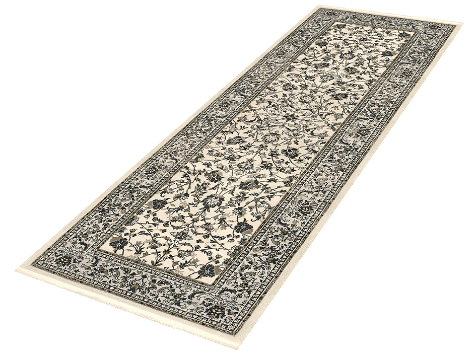 Ковер DAHLIA 080X240 2445A WHITE ANTHRACITE  FDS OZ KAPLAN 