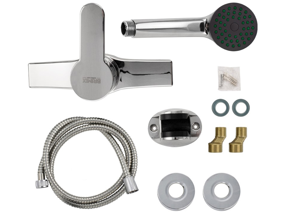 Смеситель для душа АБС пластик хром 593 BRIMIX  САНАКС 