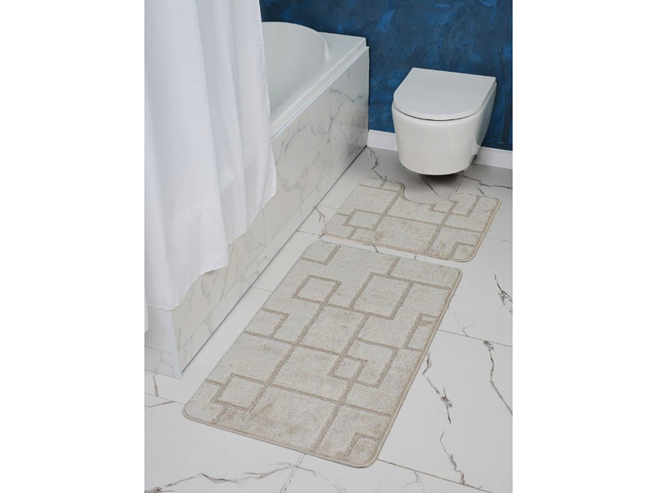 Набор ковриков для ванной CLASSIC 55X90+45X55 CLT16-BEIGE-153   BANYOLIN HALI