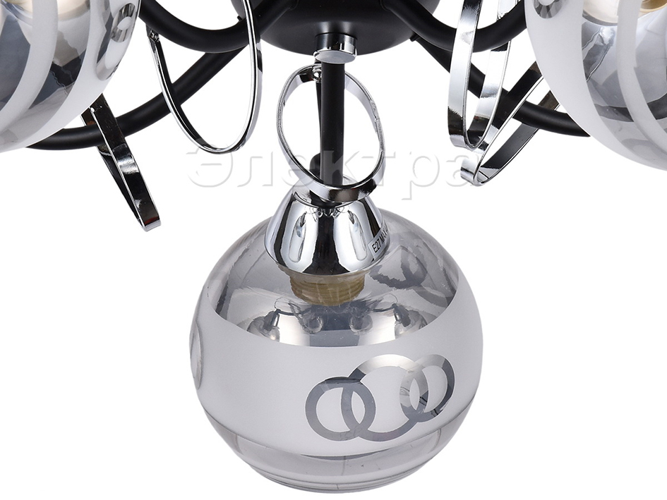 Светильник 22115-0.3-05 BK+CH      ELEKTRA