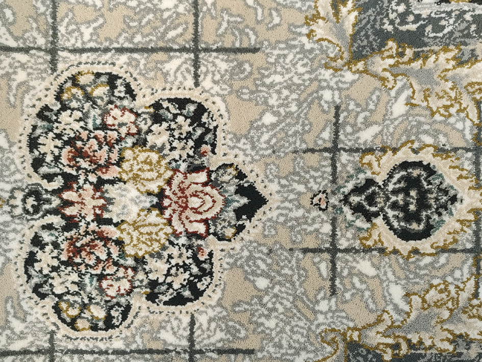 Ковер BARZIN 120X170 GHABKHESHTI GRAY LIGHT NEW    FARRAHI