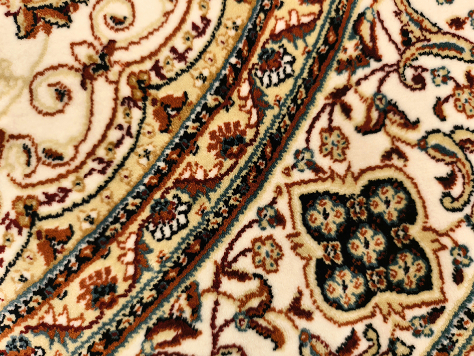 Ковер TAJMAHAL 070X120 TJ300 CREAM/CREAM ОВАЛ  FDS OZ KAPLAN 