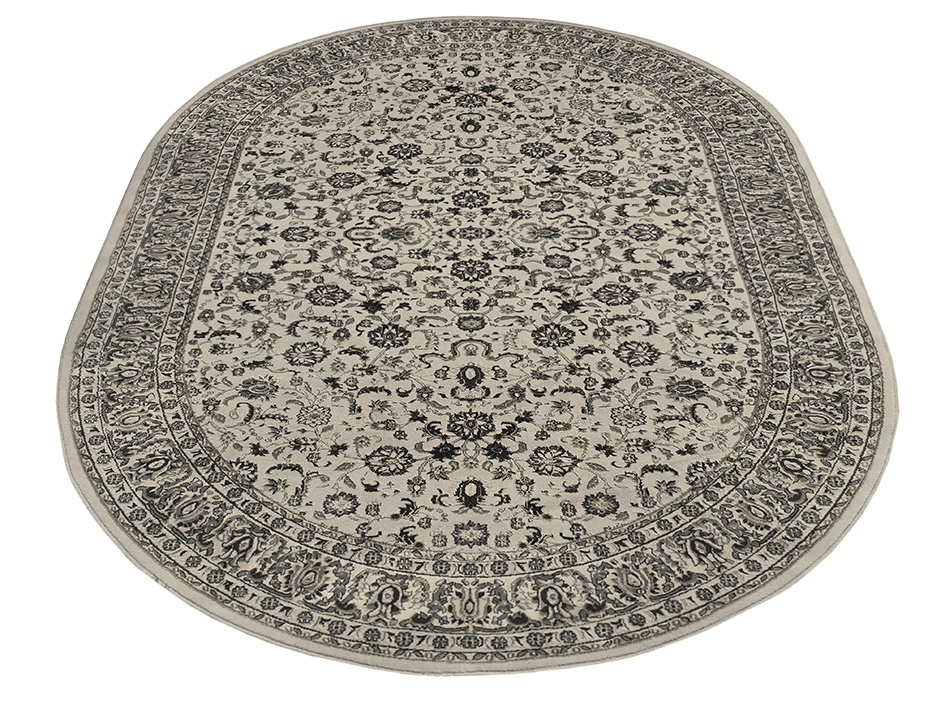 Ковер LISA 200X290 A5969A L.GREY-BLUE ОВАЛ  FDS OZ KAPLAN 