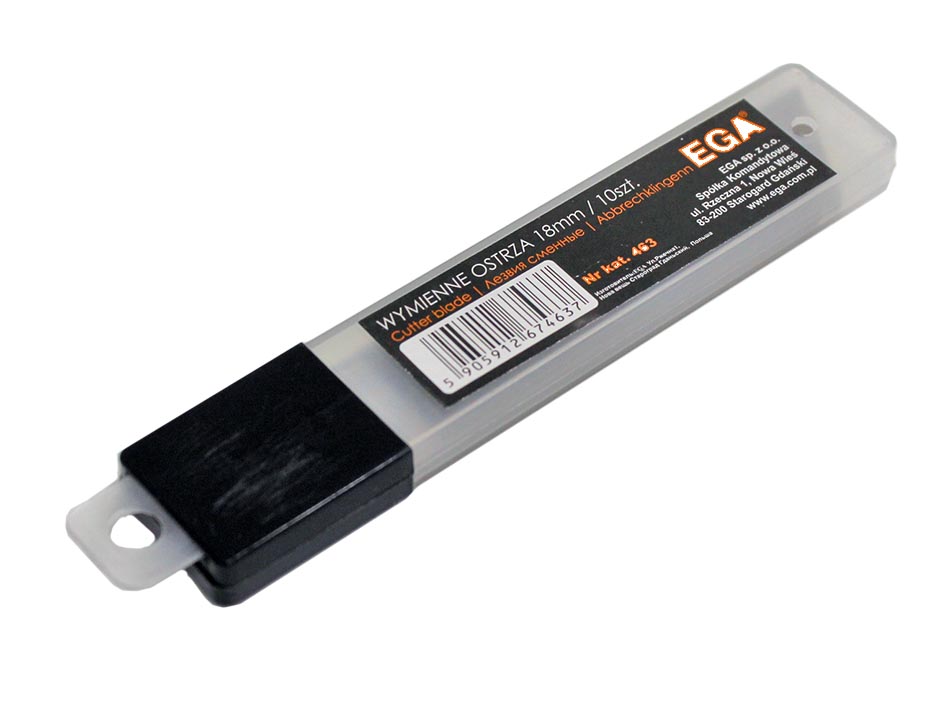 Лезвие для ножей 18мм (10шт)  