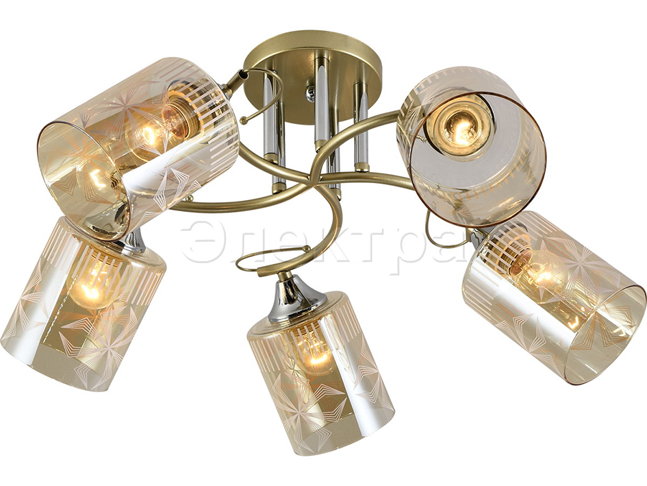 Светильник 11382-0.3-05 B GOLD+CR     ELEKTRA