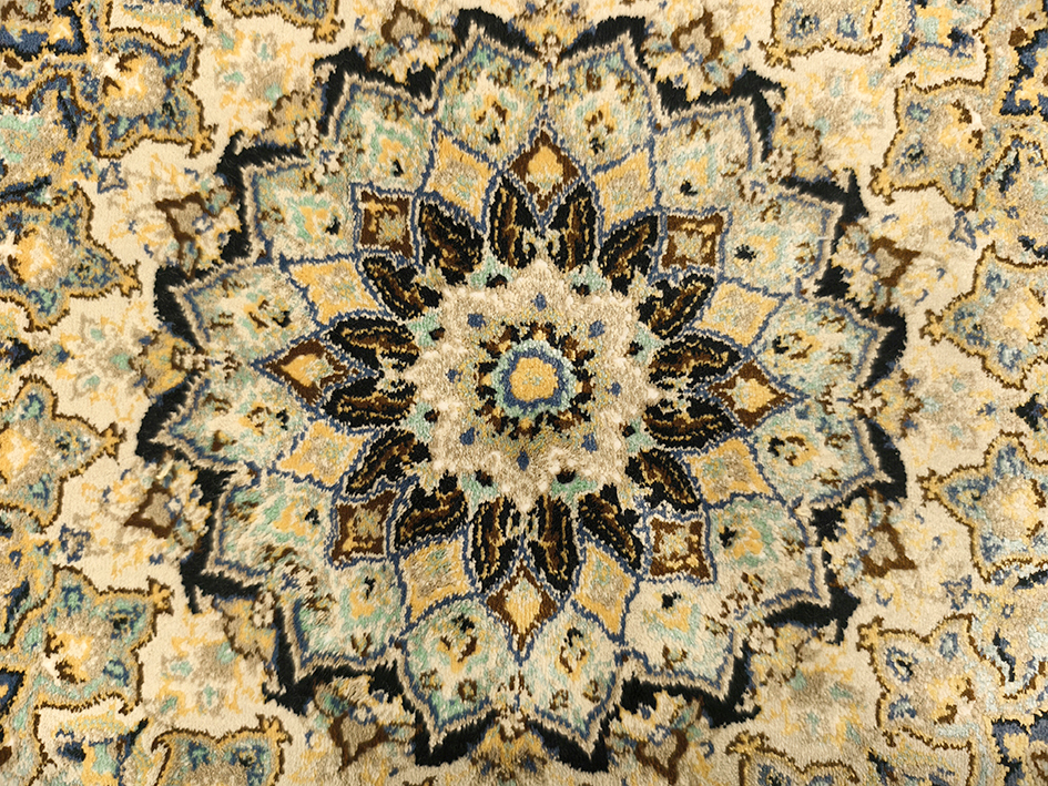 Ковер HASHT BEHESHT 250X350 VNHA005 DARK BLUE    FARRAHI
