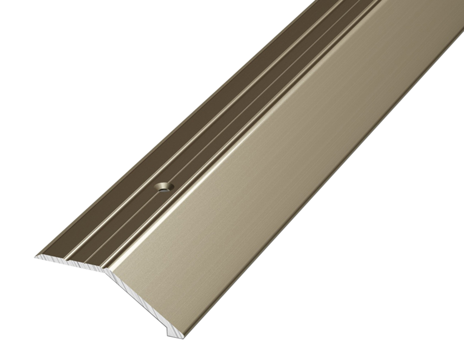 Стык 45*15мм 0.9 бронза анодированное разноуровневый со скрыт.креп.