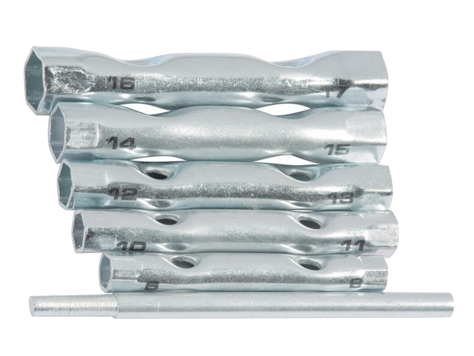 Набор ключей-трубок торцевых 8*17мм 6шт оц.  SPARTA