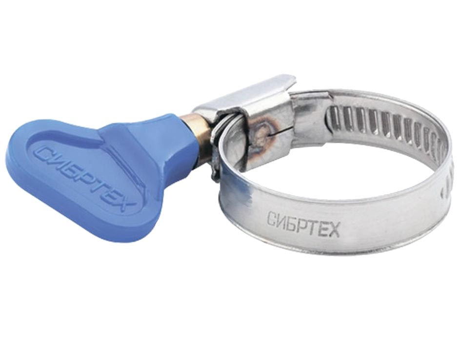 Хомуты 30-45 с ключом (50)    СИБРТЕХ