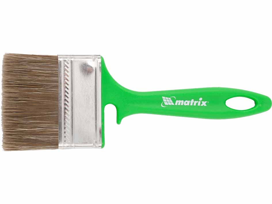 Кисть флейцевая 70*12мм РАБОТЫ ПО ДЕРЕВУ            MATRIX Color