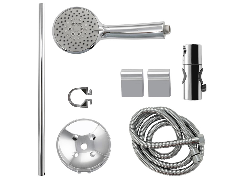 Душевая стойка с лейкой и мыльницей 650 BRIMIX  САНАКС 