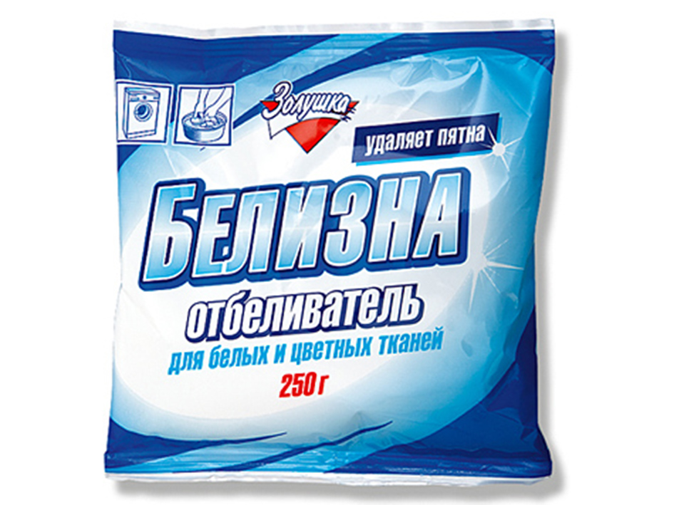 Отбеливатель Белизна 250гр порошок Золушка