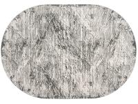 Ковер VELVET 200X290 2393A KREM-CH.L.GREY ОВАЛ  FDS BALAT  