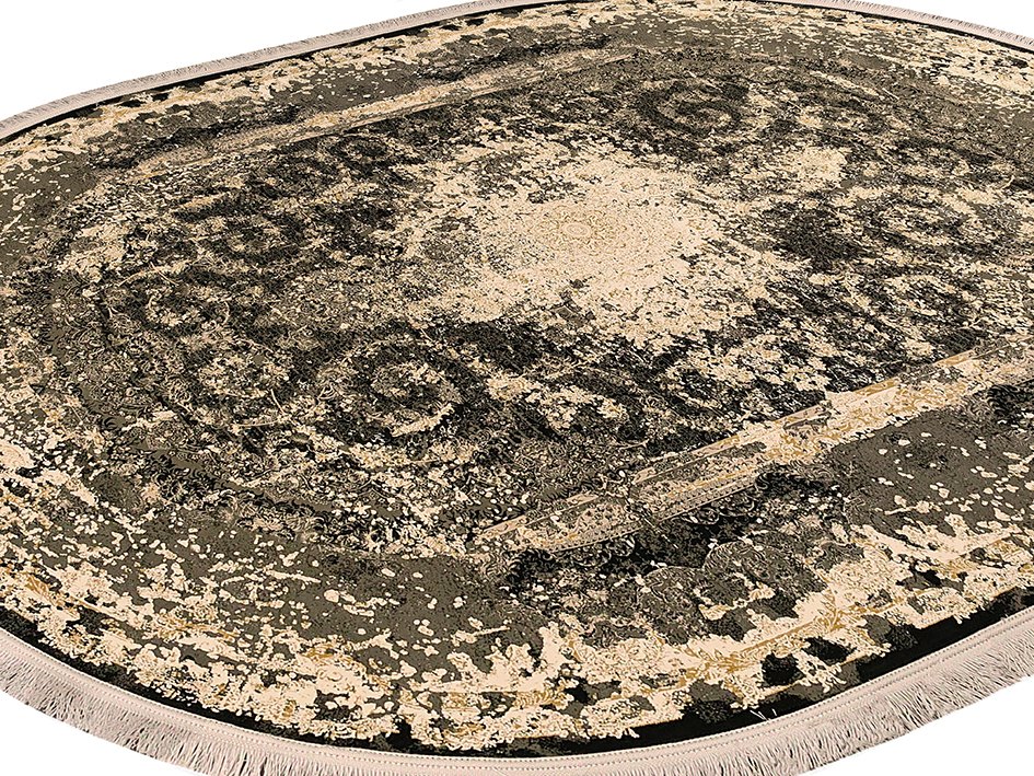 Ковер ARGHAVAN 200X300 AZIN VINTEGE BLACK ОВАЛ   FARRAHI