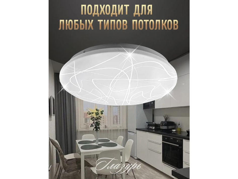 Светильник ГЛАЗУРЬ 28 Вт  LEEK