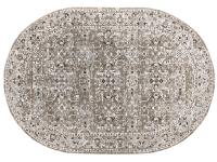Ковер VELVET 200X290 2430A BEIGE-WHITE ОВАЛ  FDS BALAT  