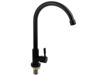 Кран на одну воду черный 9311 BRIMIX  САНАКС