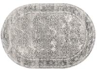 Ковер VELVET 160X230 2275A KREM-D.GREY ОВАЛ  FDS BALAT  