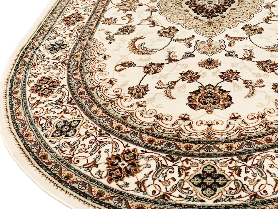Ковер TAJMAHAL 200X290 TJ300 CREAM/CREAM ОВАЛ  FDS OZ KAPLAN 