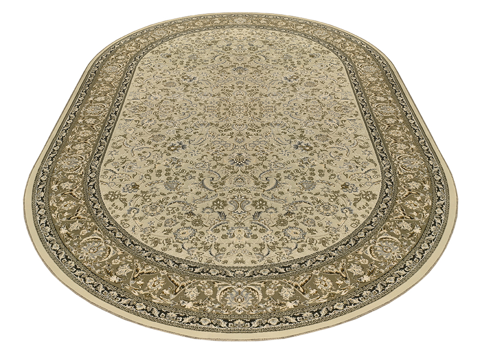 Ковер ELEGANCE LAVIN 060X100 LV031 BEIGE ОВАЛ   FARRAHI