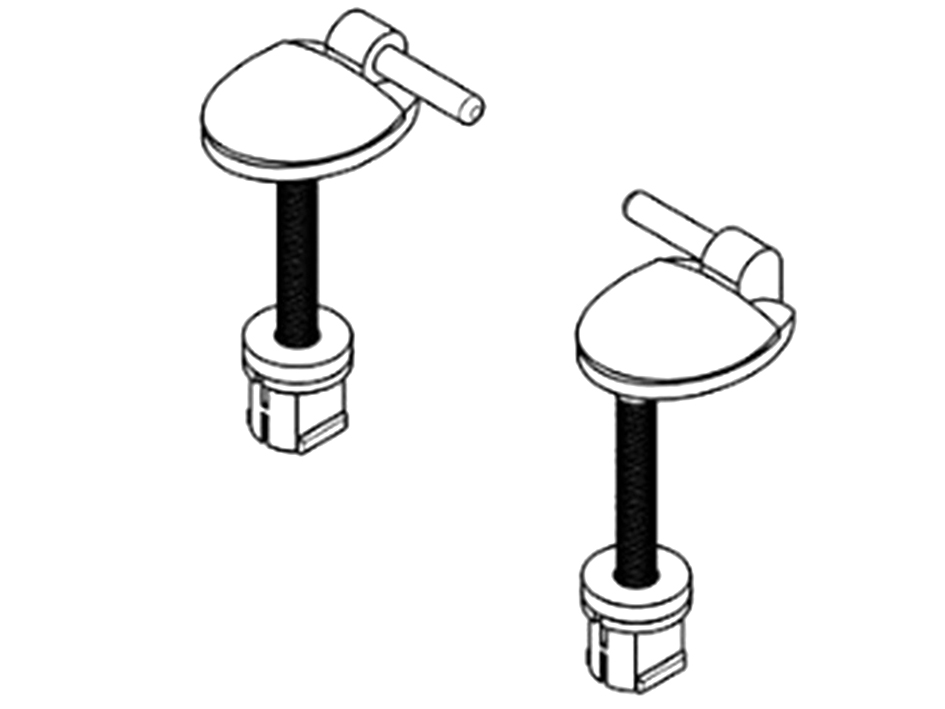 Комплект крепления крышки КР к унитазу   ORIO