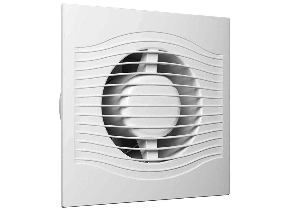 Вентилятор вытяжной с обр.клап.D125 SLIM5