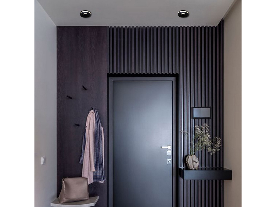 Светильник 16074-9.5-001 QR MR16 BK      ELEKTRA