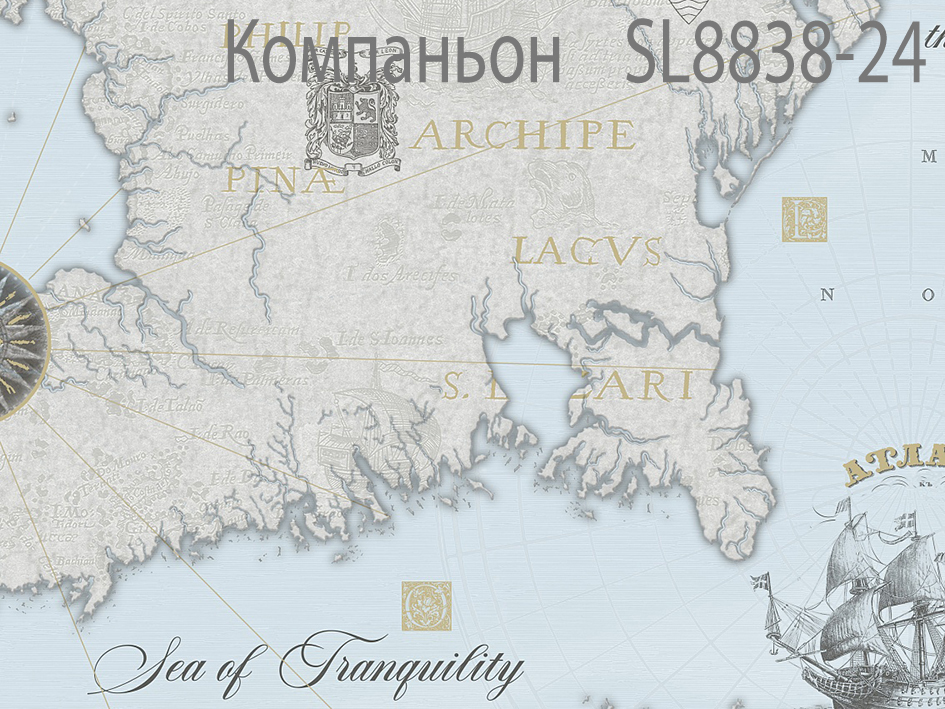 Обои SL8839-14 GEO 1.06*10  SOLO