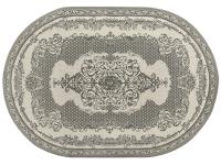 Ковер ASTER 160X230 01193B CREAM-L.GREY ОВАЛ  FDS OZ KAPLAN 