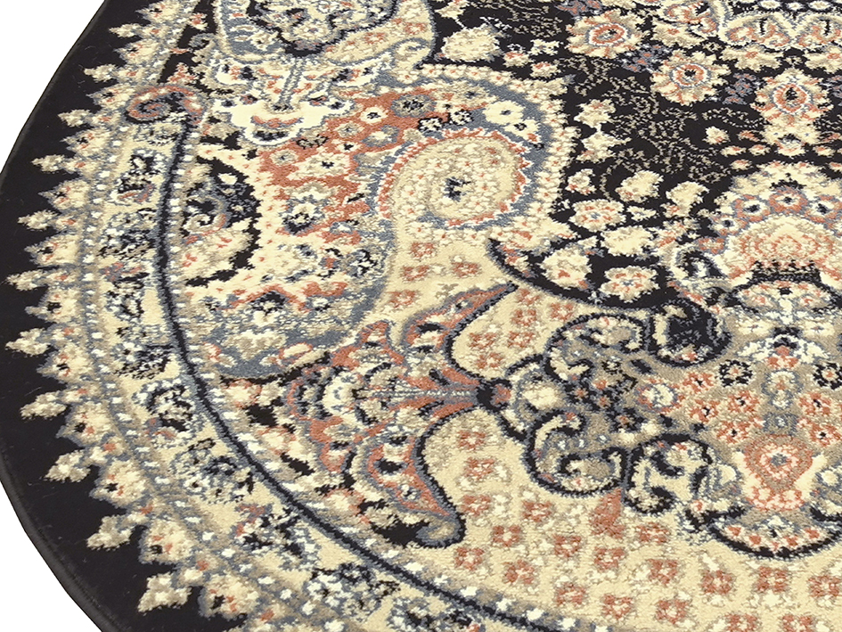 Ковер GULENDAM 120X180 11672A BLACK ОВАЛ   PREMIER HALI