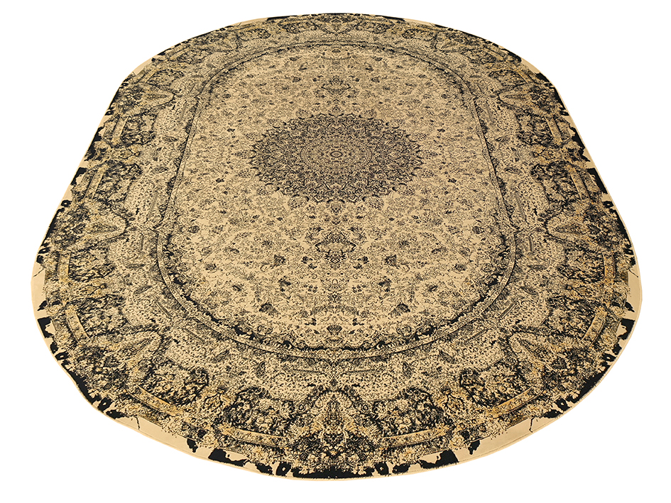 Ковер ARMAN 070X120 AZIN VINTAGE -ARMAN BEIGE ОВАЛ   FARRAHI