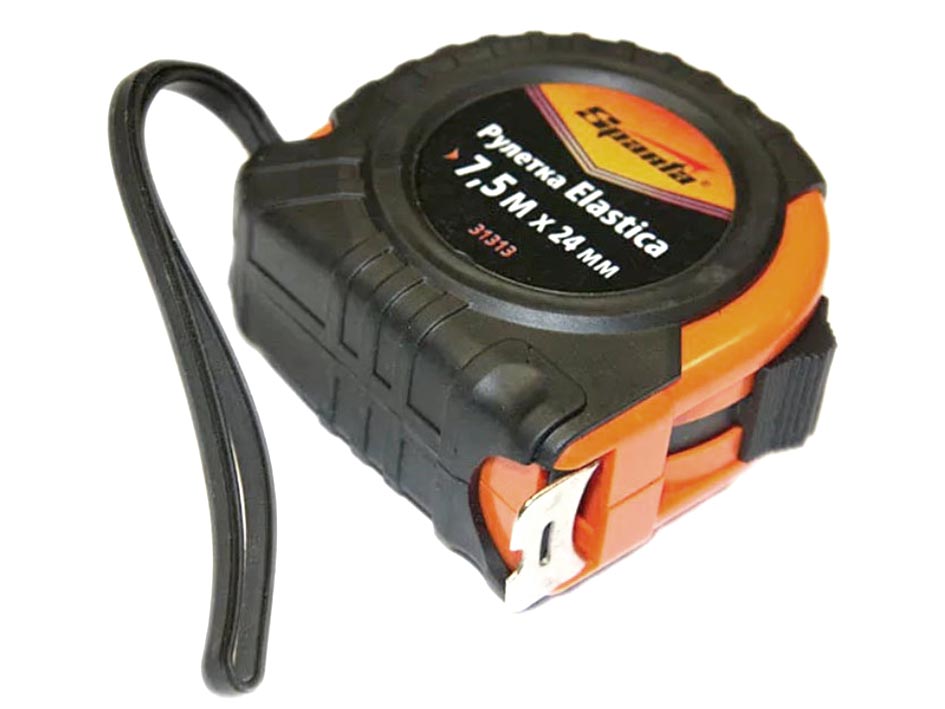 Рулетка 7.5м*24мм  Elastica        SPARTA