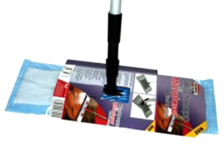 Швабра с телескоп.алюм.ручкой + микроволокн. REINEX