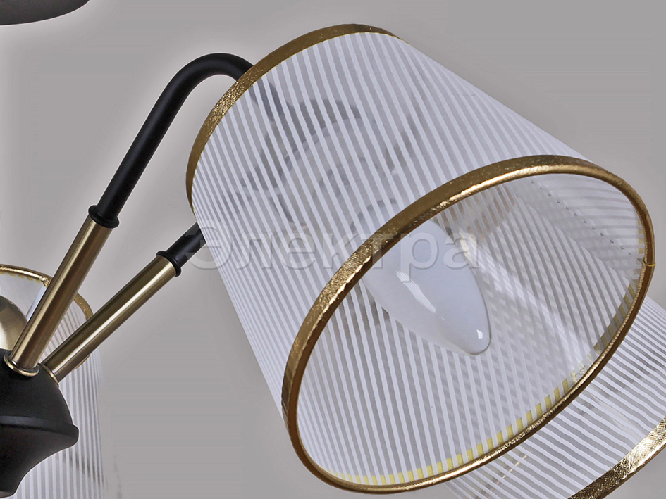 Светильник IL 0344-5CSQ-29 BK AB     ELEKTRA