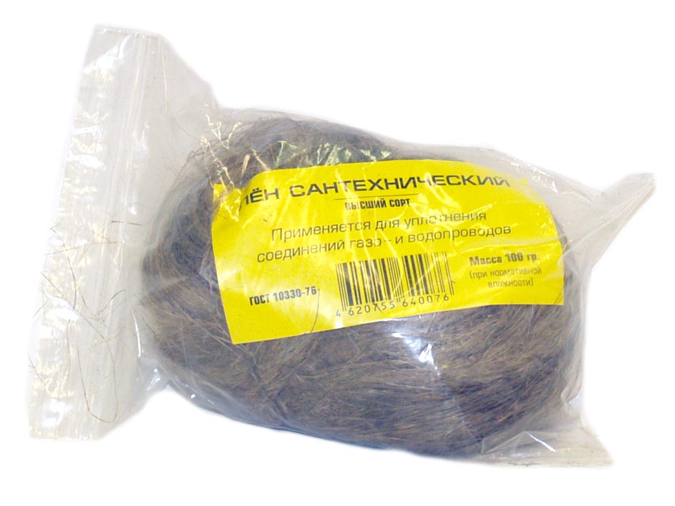 Лен сантехнический 100г  СТМ  нез