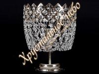 Настольная лампа Корона №2 НИКЕЛЬ     ХРУСТАЛЬНОЕ НЕБО