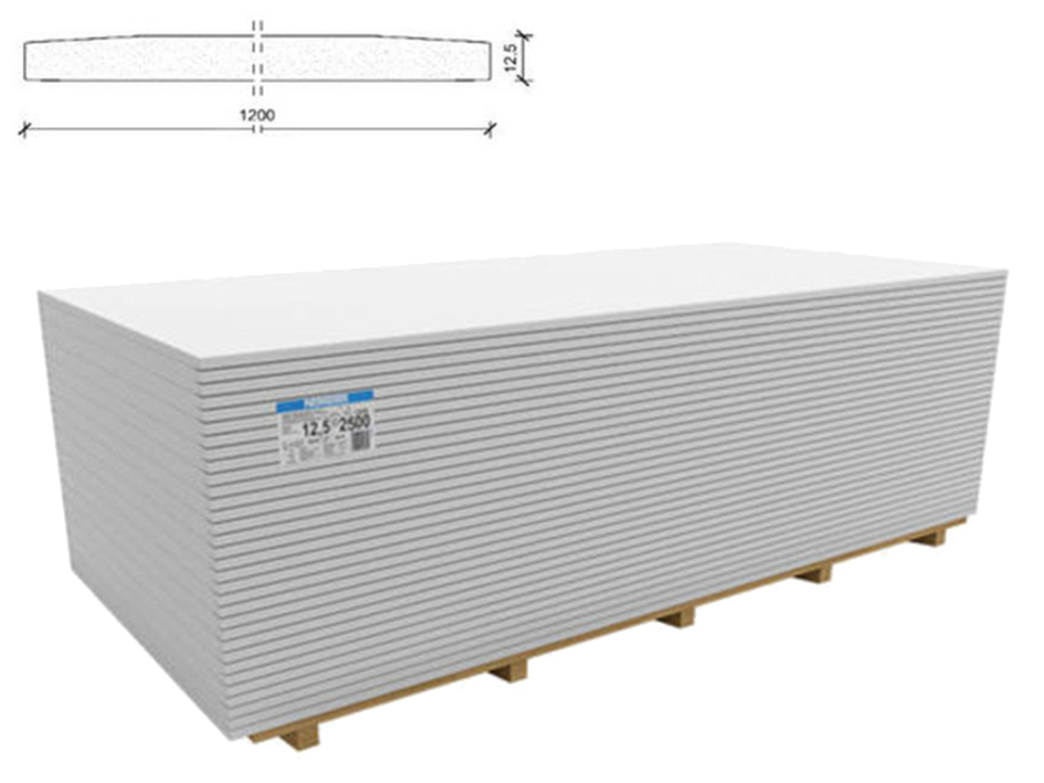 Гипсоплита 12.5*1.2*2.5  