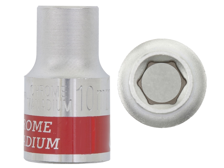 Головка торцевая 10мм 6гр 1/2 хром     MATRIX