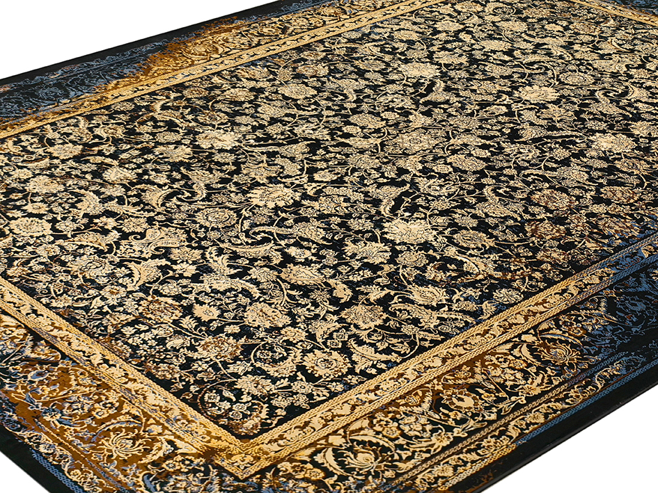 Ковер HASHT BEHESHT 150X225 VNHA003 DARK BLUE   FARRAHI