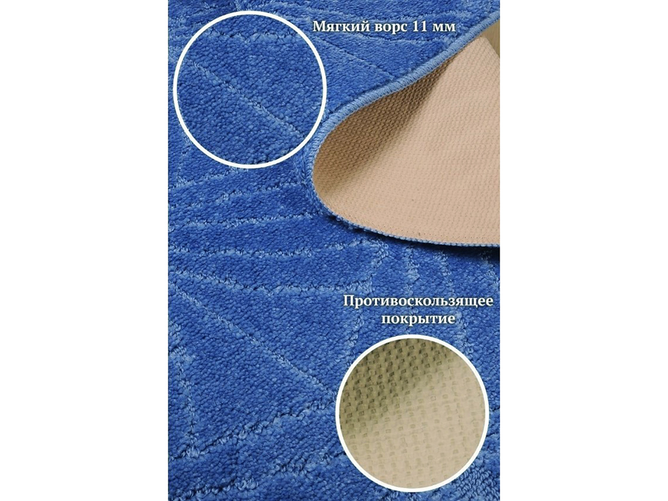 Коврик для ванной CLASSIC 55X90 CLT202004-BLUE-162   BANYOLIN HALI