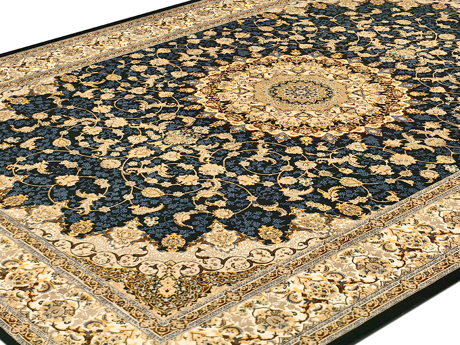 Ковер HASHT BEHESHT 150X225 YEKTA DARK BLUE   FARRAHI