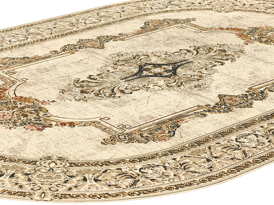Ковер ARMAN 200X300 RONESANS CREAM ОВАЛ   FARRAHI