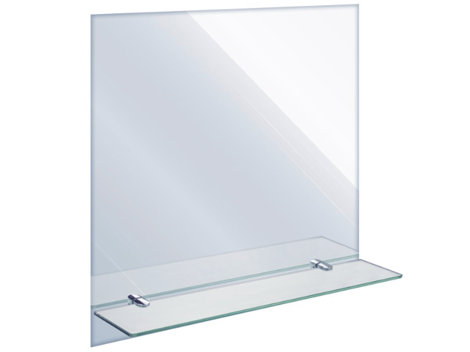 Зеркало 500*500мм квадратное полка 500мм 40151  САНАКС